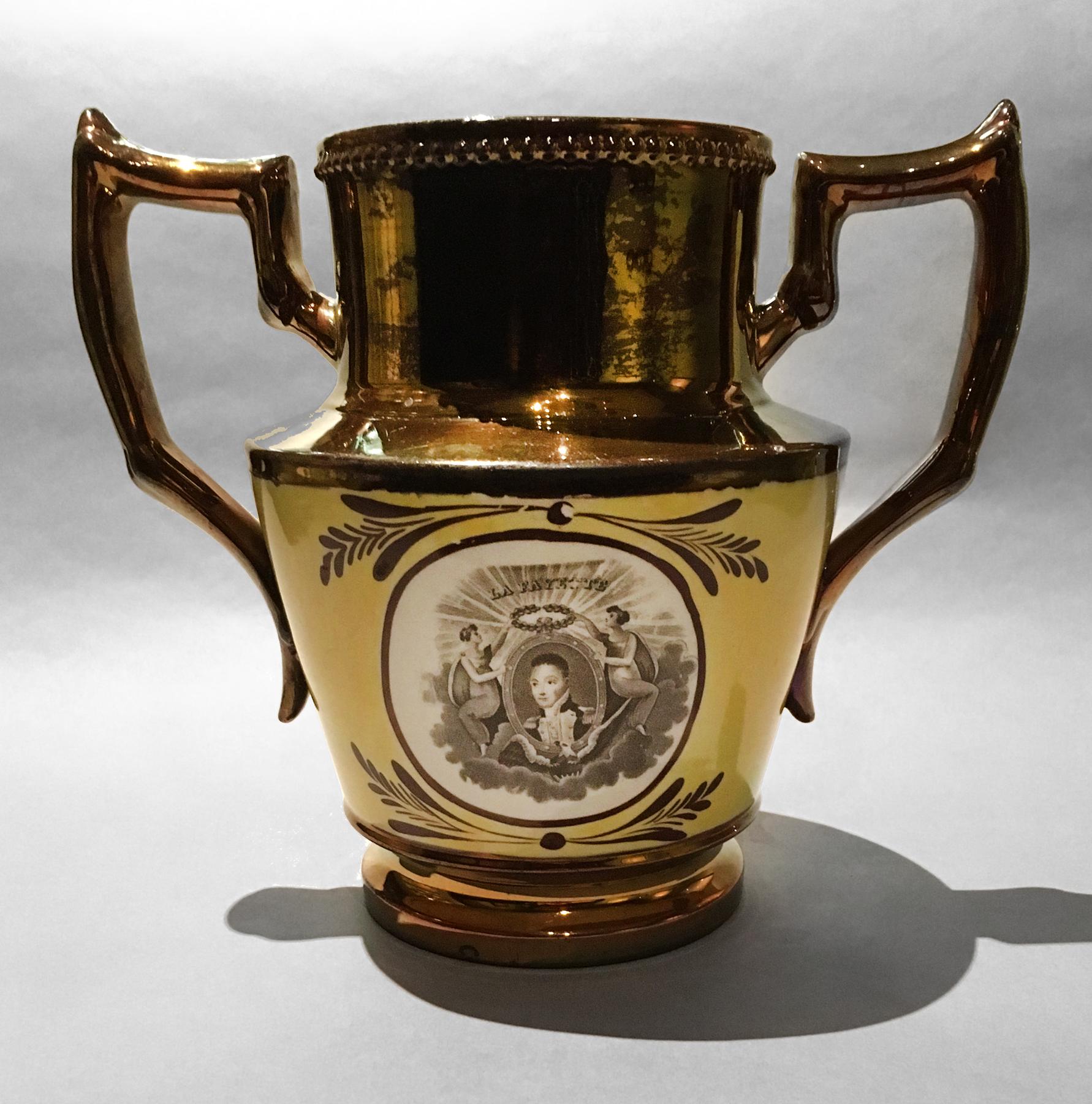 1965.2895.001 Lusterware vase, view 2