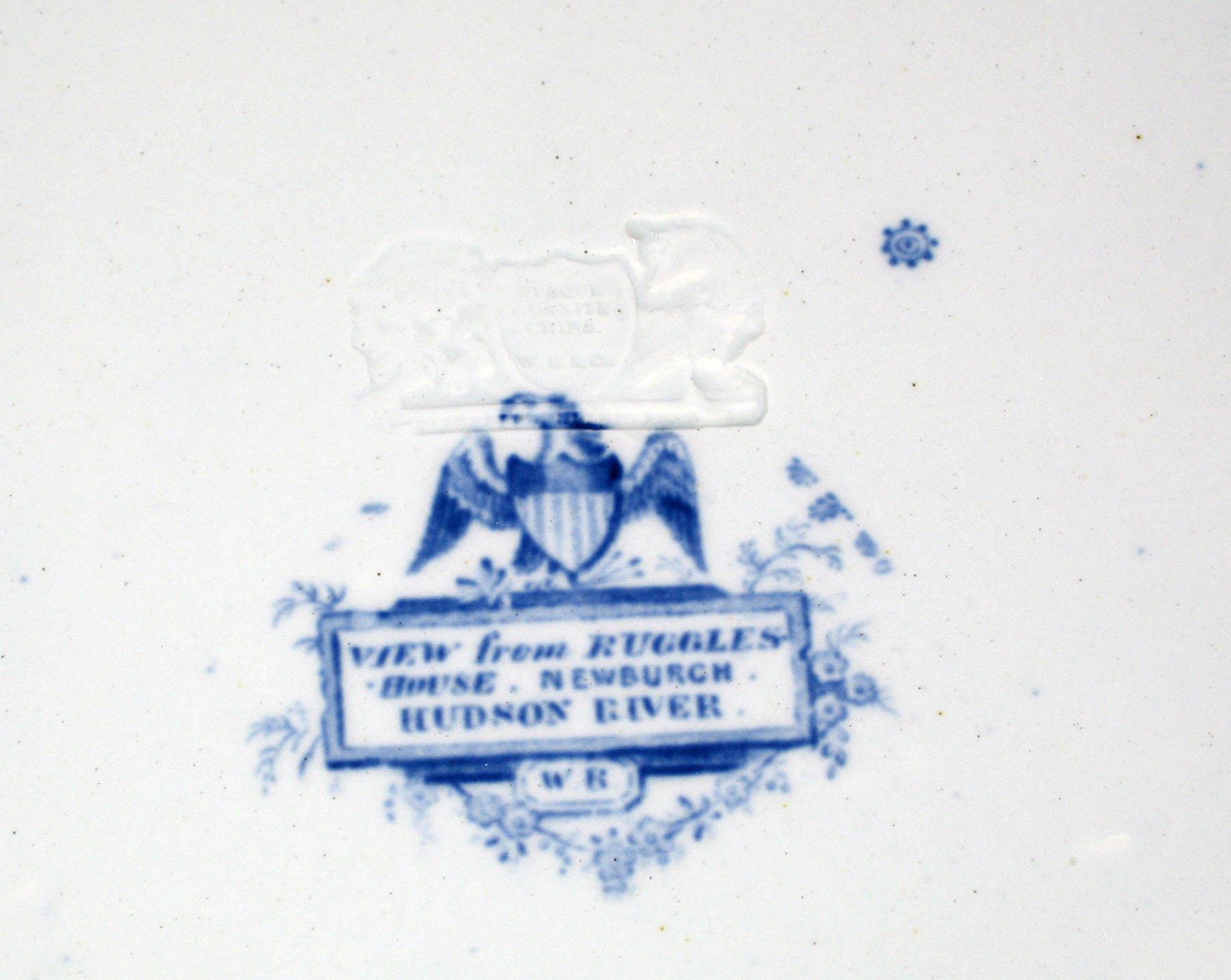 1965.2915.002 Ridgway earthenware plate, detail