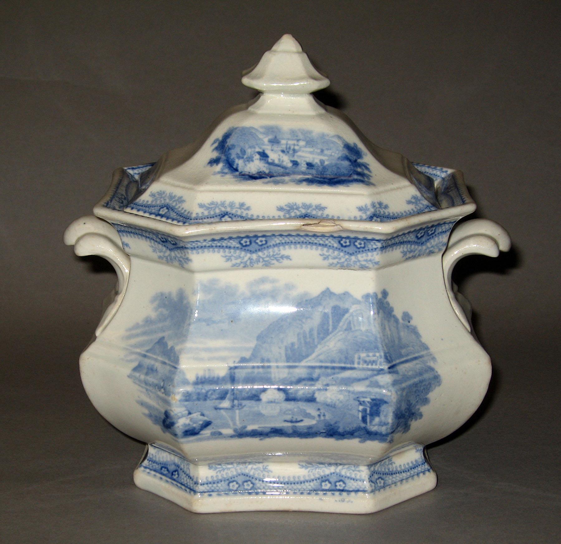 1965.2915.018 Ridgway earthenware sugar bowl
