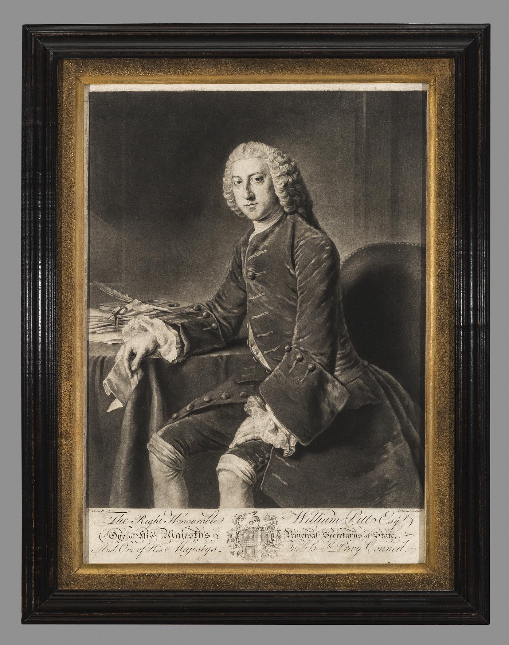 1965.2999 Print, 1988.0507 Frame, view 1