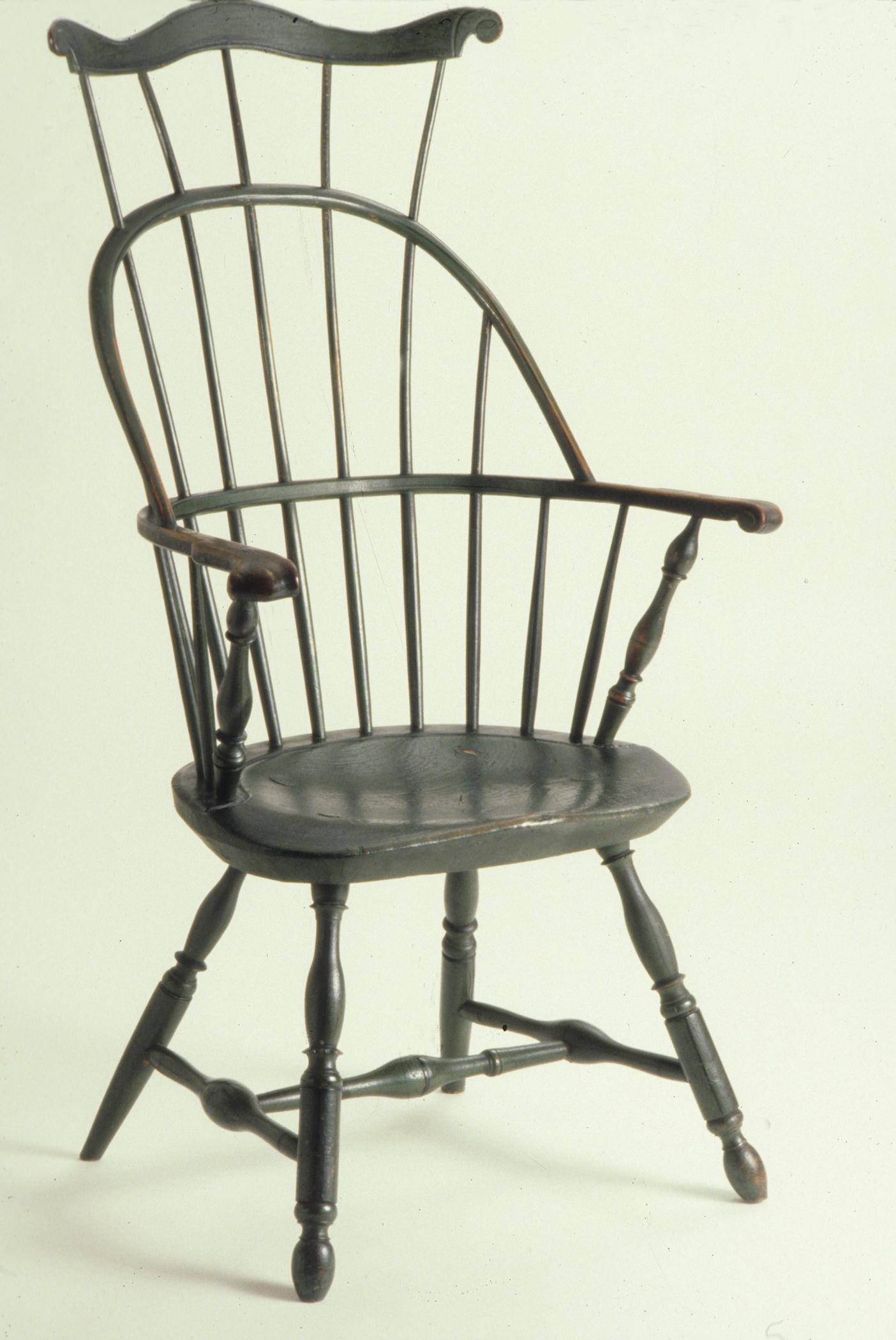 1965.3024 Chair, Windsor Armchair, View 1