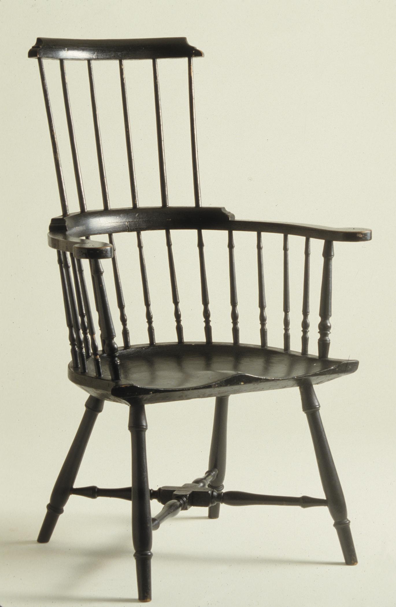 1965.3025 Chair, Windsor Armchair, View 1