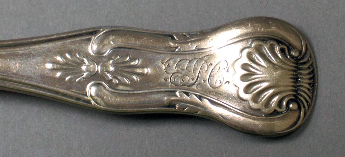 1965.3052 Silver Spoon engraving