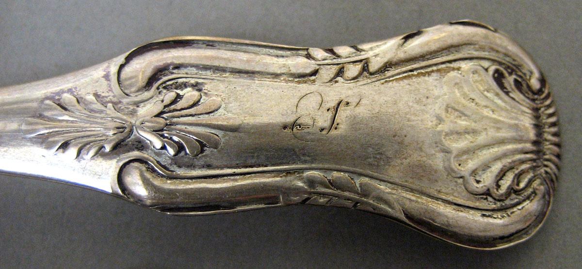 1965.3053 Silver Spoon engraving