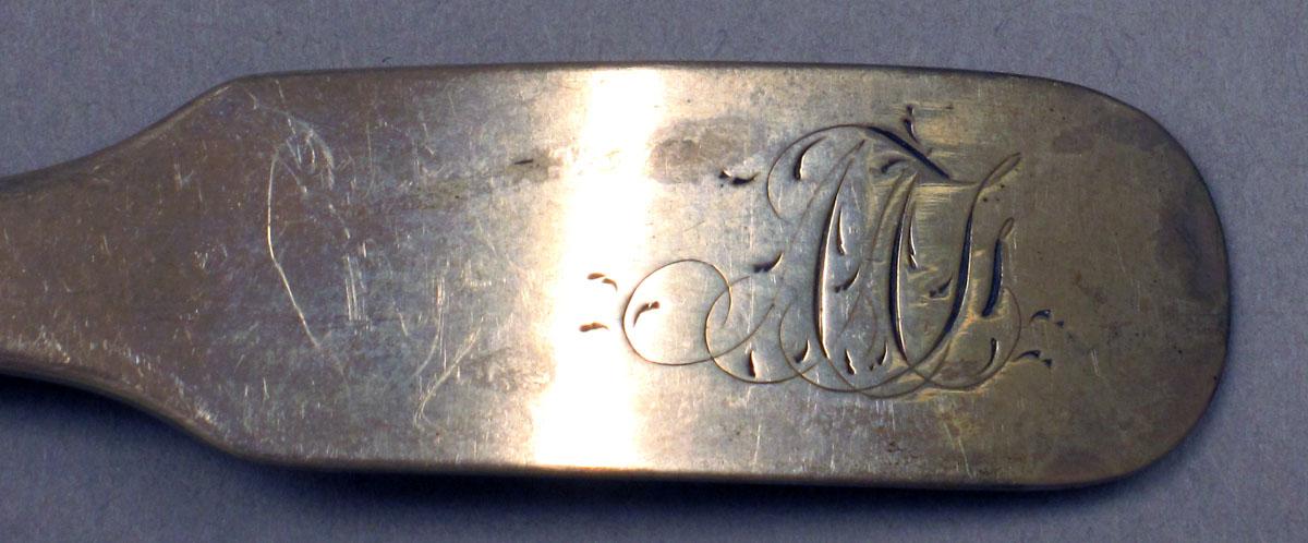 1965.3055 Silver Spoon engraving