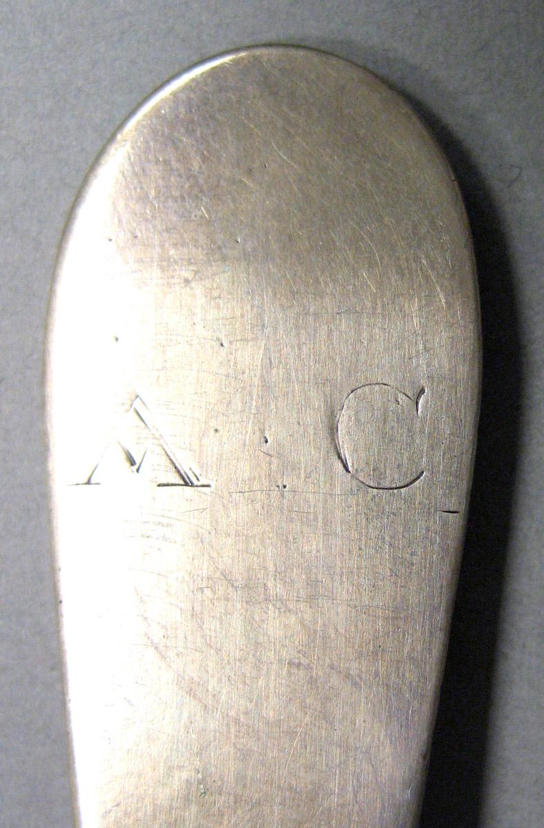 1965.3057 Silver Spoon engraving