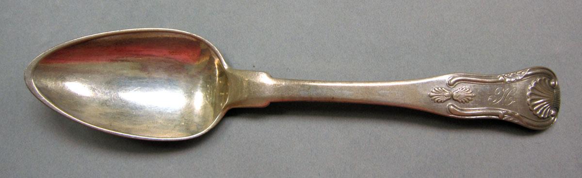1965.3058 Silver spoon upper surface