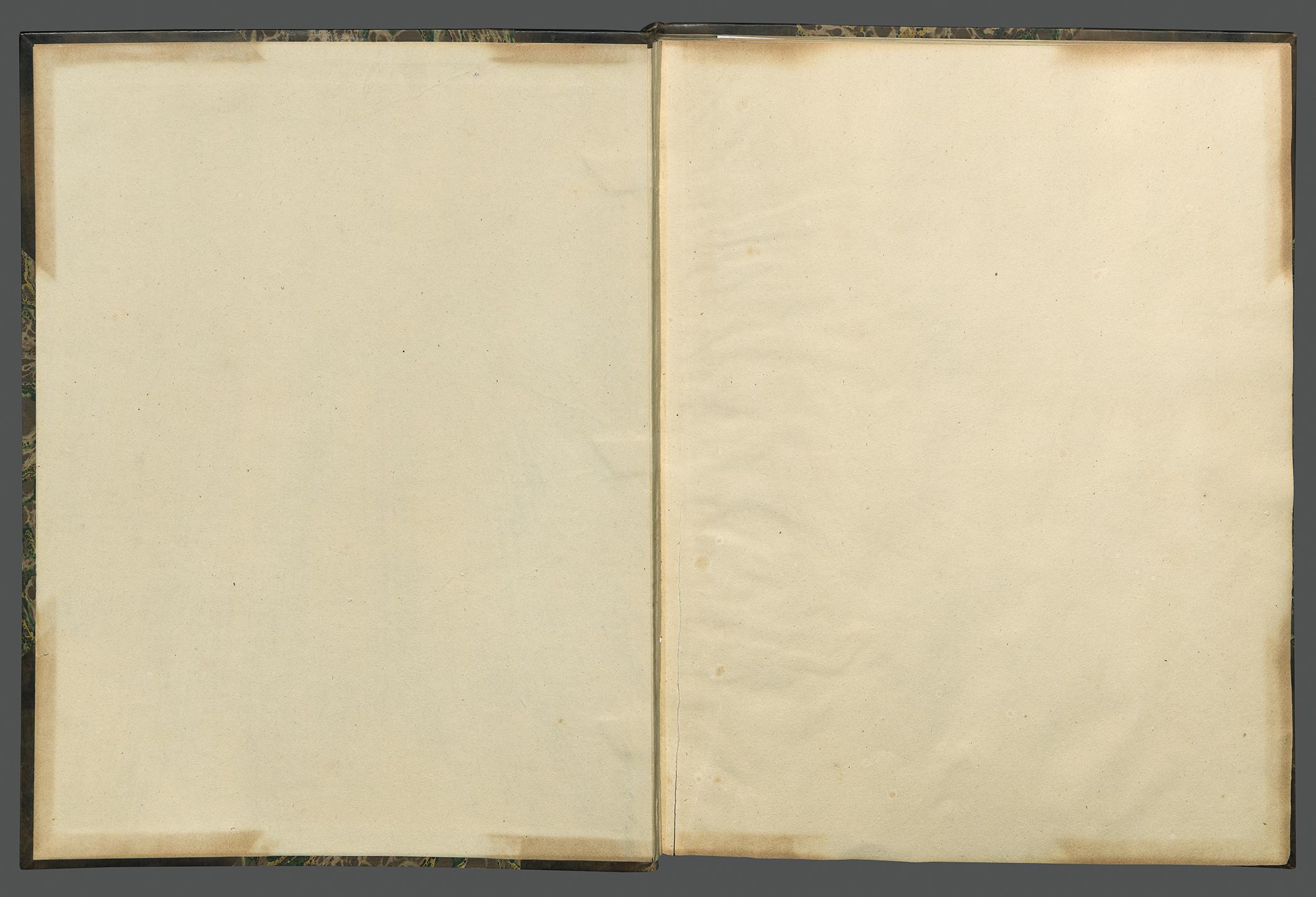 1956.0038.106 - .128 Album, view 2, front end papers