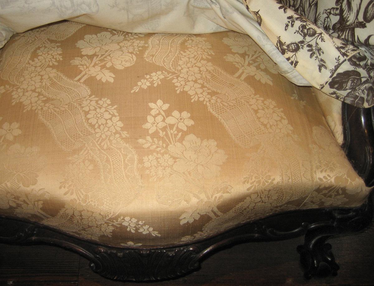 1957.0665 Easy chair upholstery detail 1