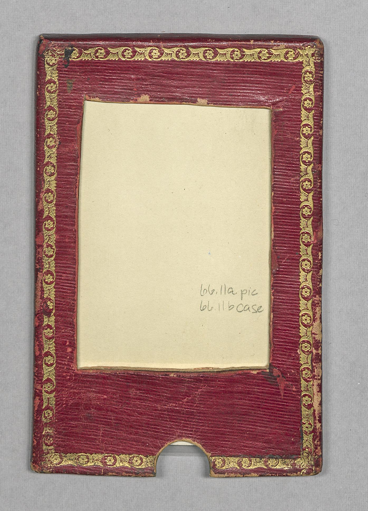 1966.0011 A Drawing, B Frame, view 2, reverse