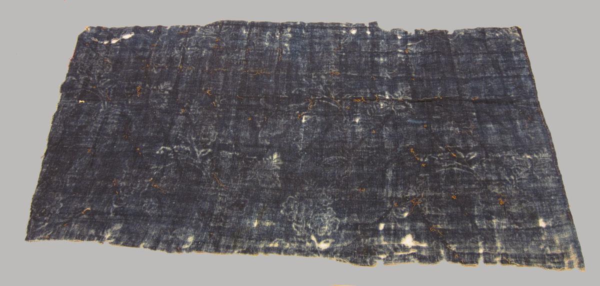 1966.0014 Textile, printed reverse