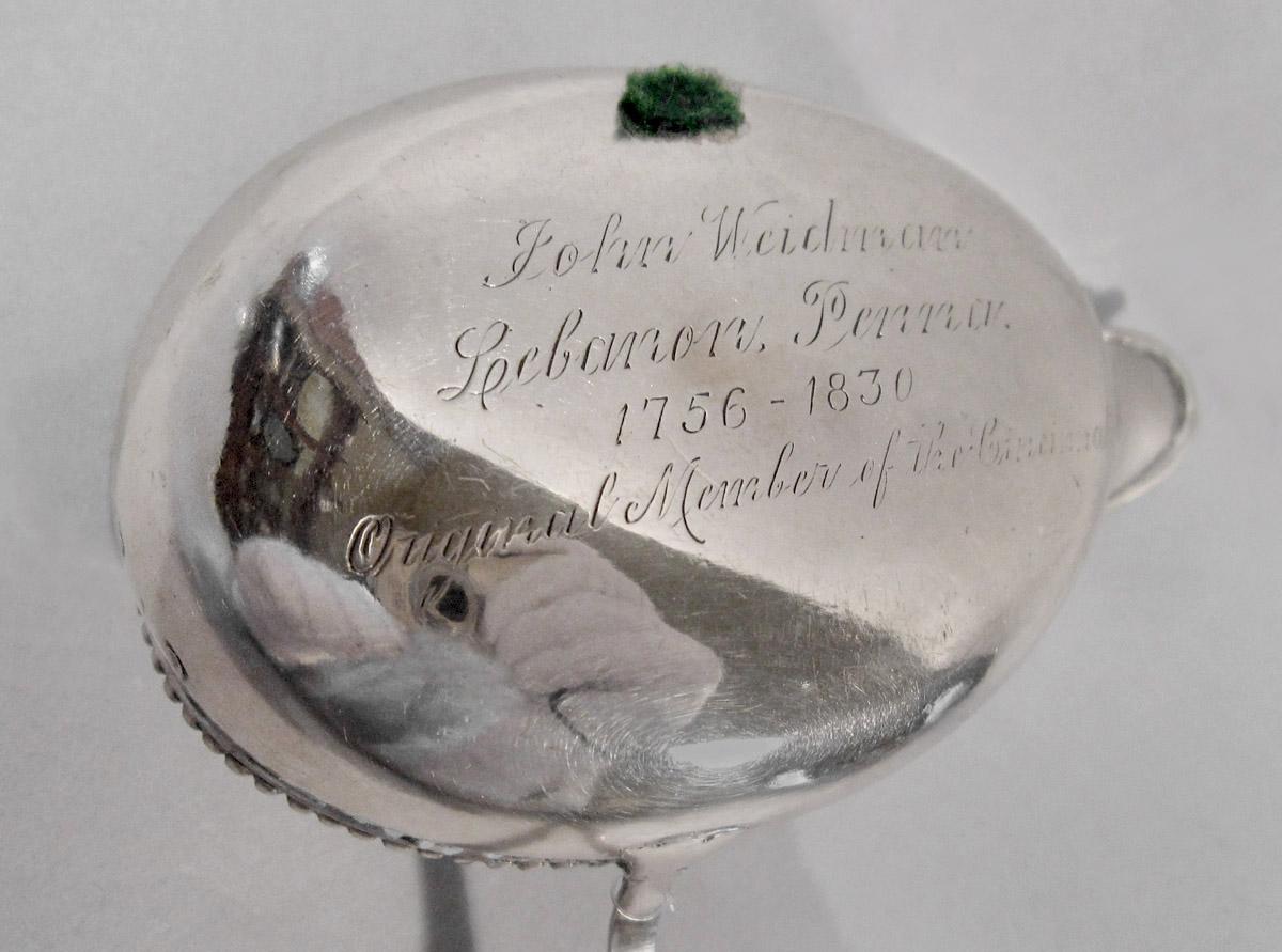 1966.0019 Ladle, engraving
