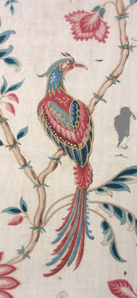 1966.0031 textile, printed detail
