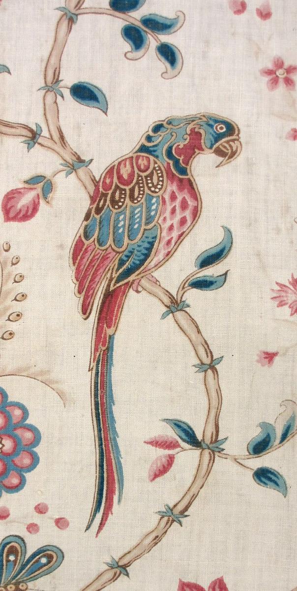 1966.0031 textile, printed detail 2