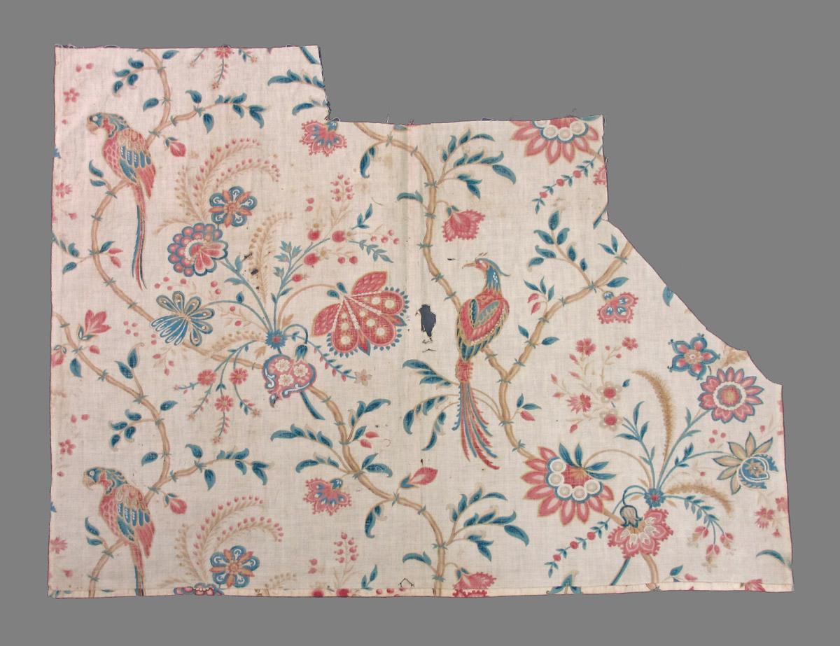 1966.0031 textile, printed reverse