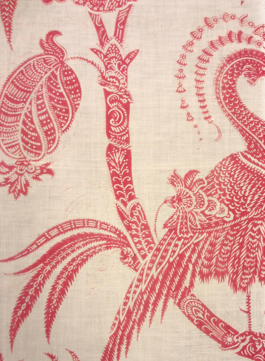 1966.0032.001 Textile, printed detail 2