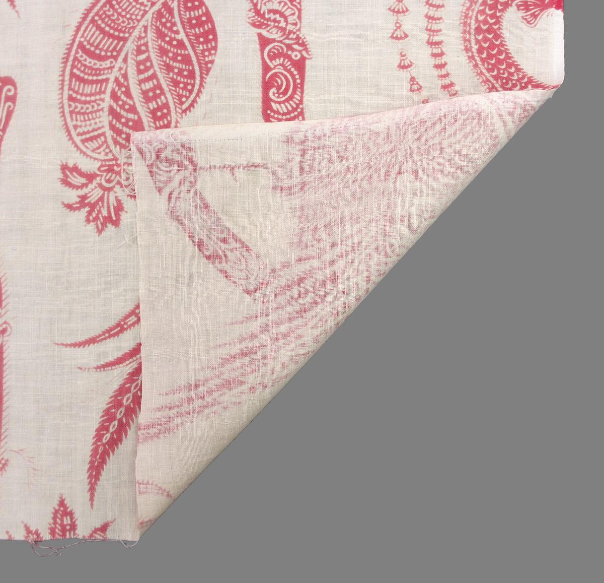 1966.0032.001 Textile, printed folded corner