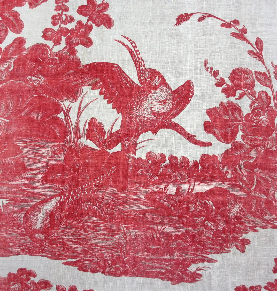 1966.0038 textile, printed detail 1