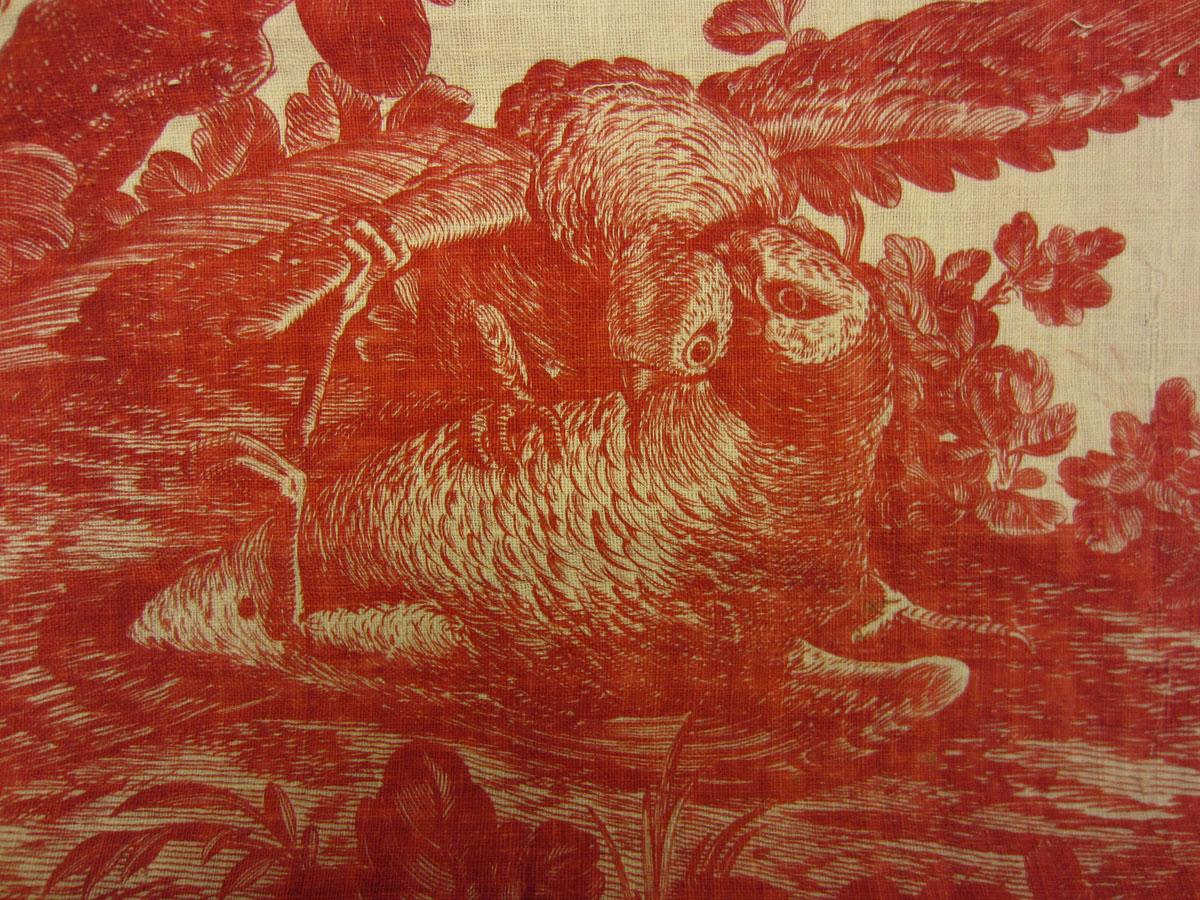 1966.0038 textile, printed detail 3