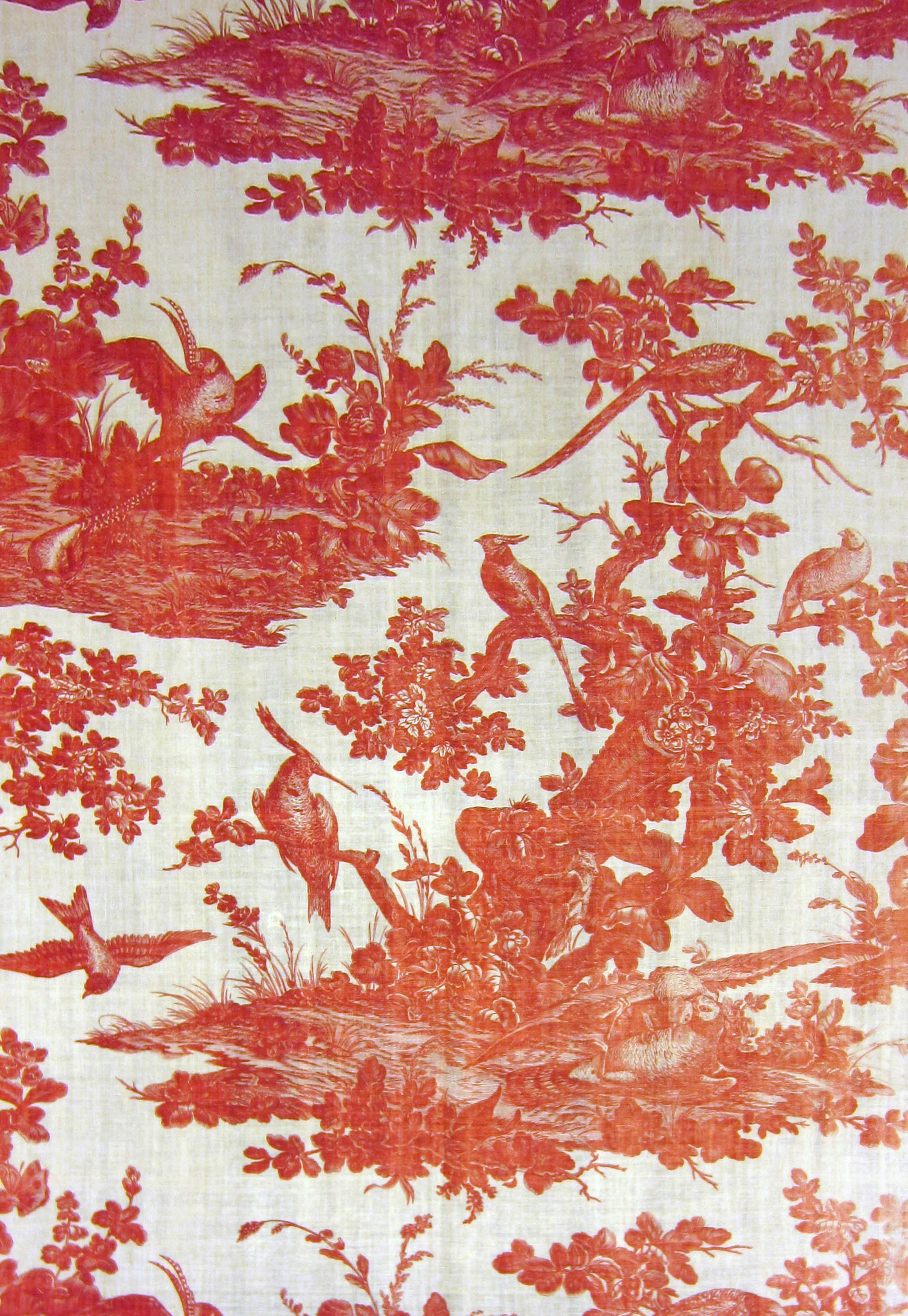 T1108 textile, printed design repeat