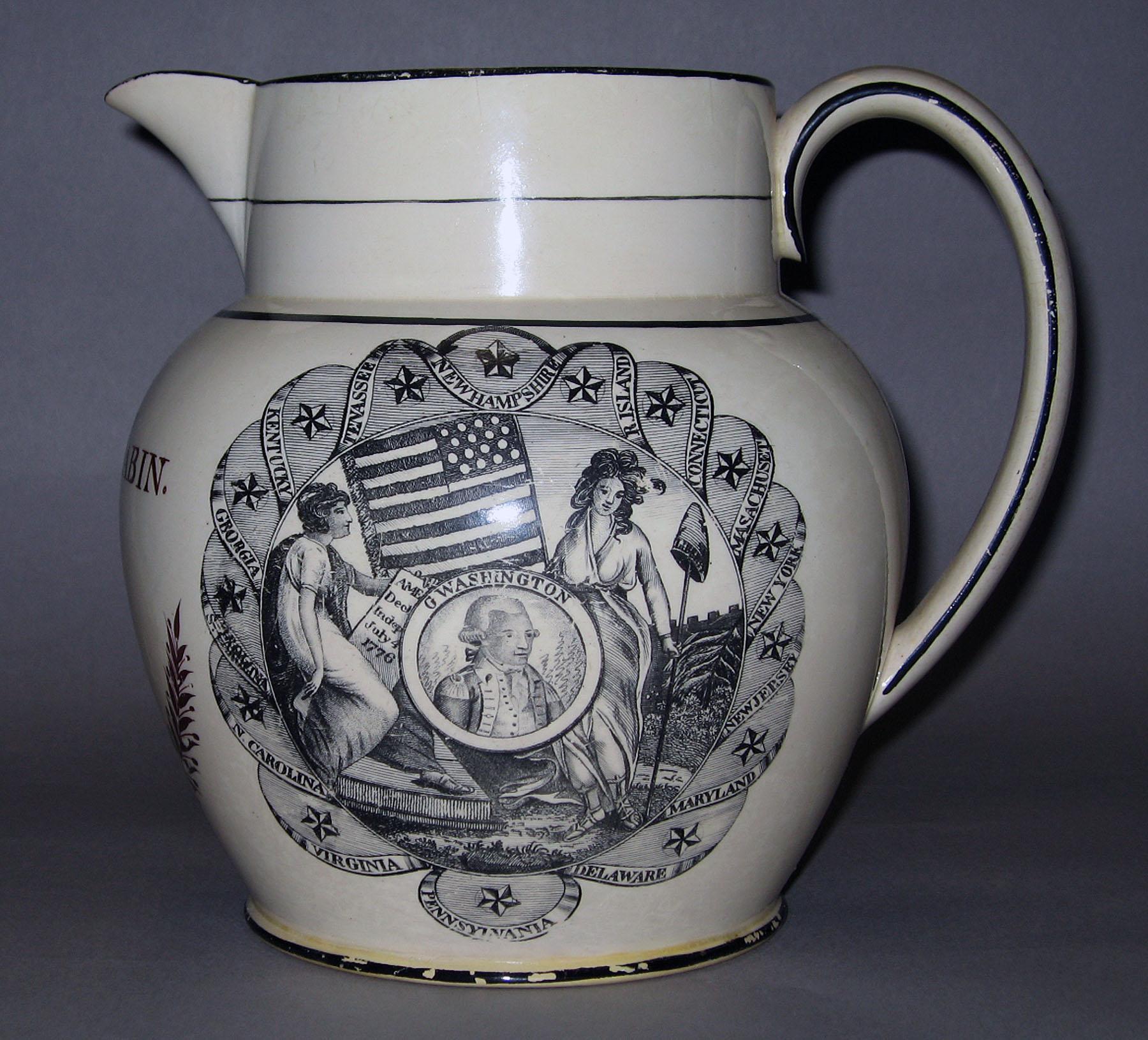 1966.0045 Pearlware Jug