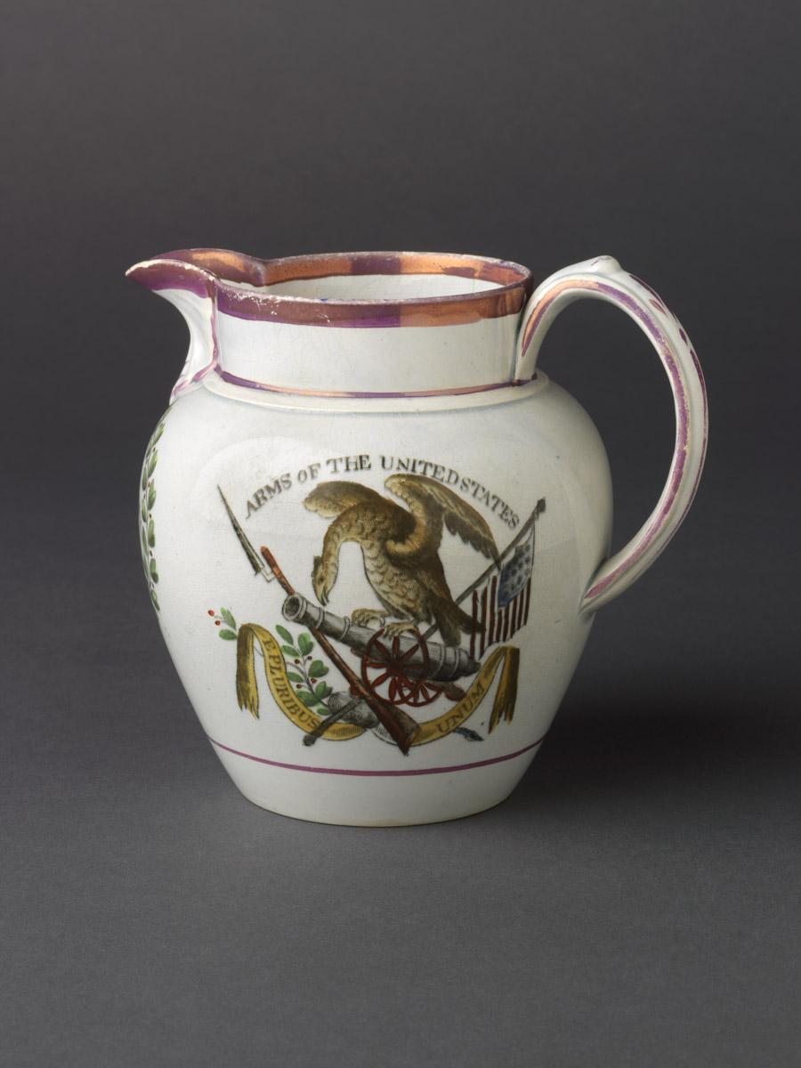1966.0050 Pearlware Jug (view 2)