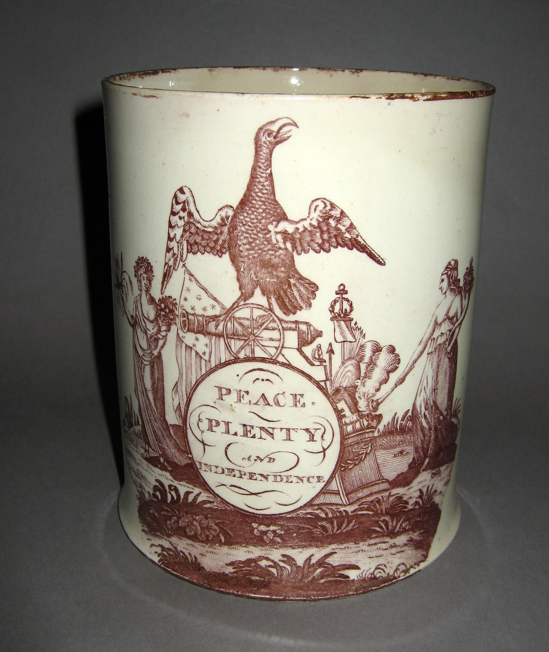 1966.0060 Peace Plenty and Independence mug