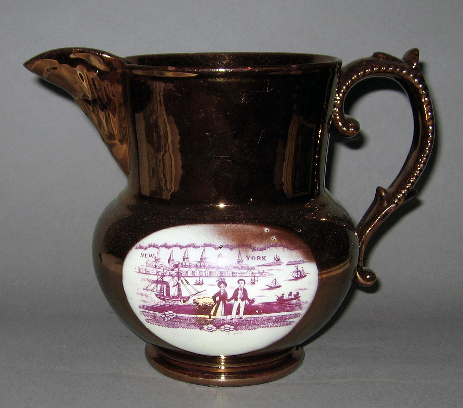 1966.0065 Lusterware pitcher