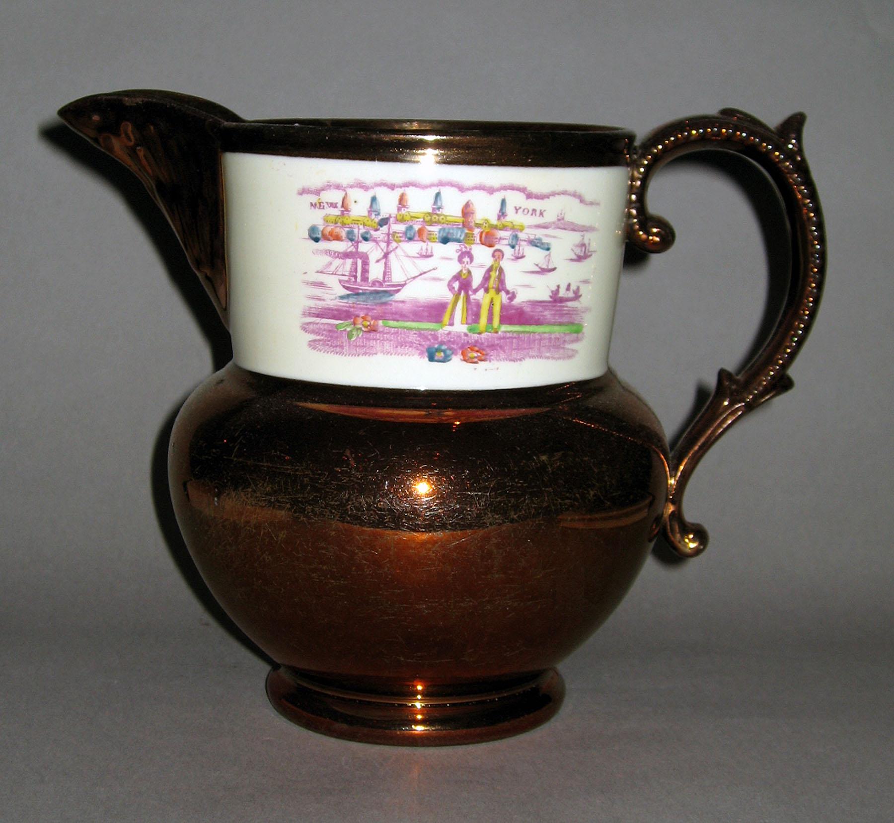 1966.0066 Lusterware pitcher