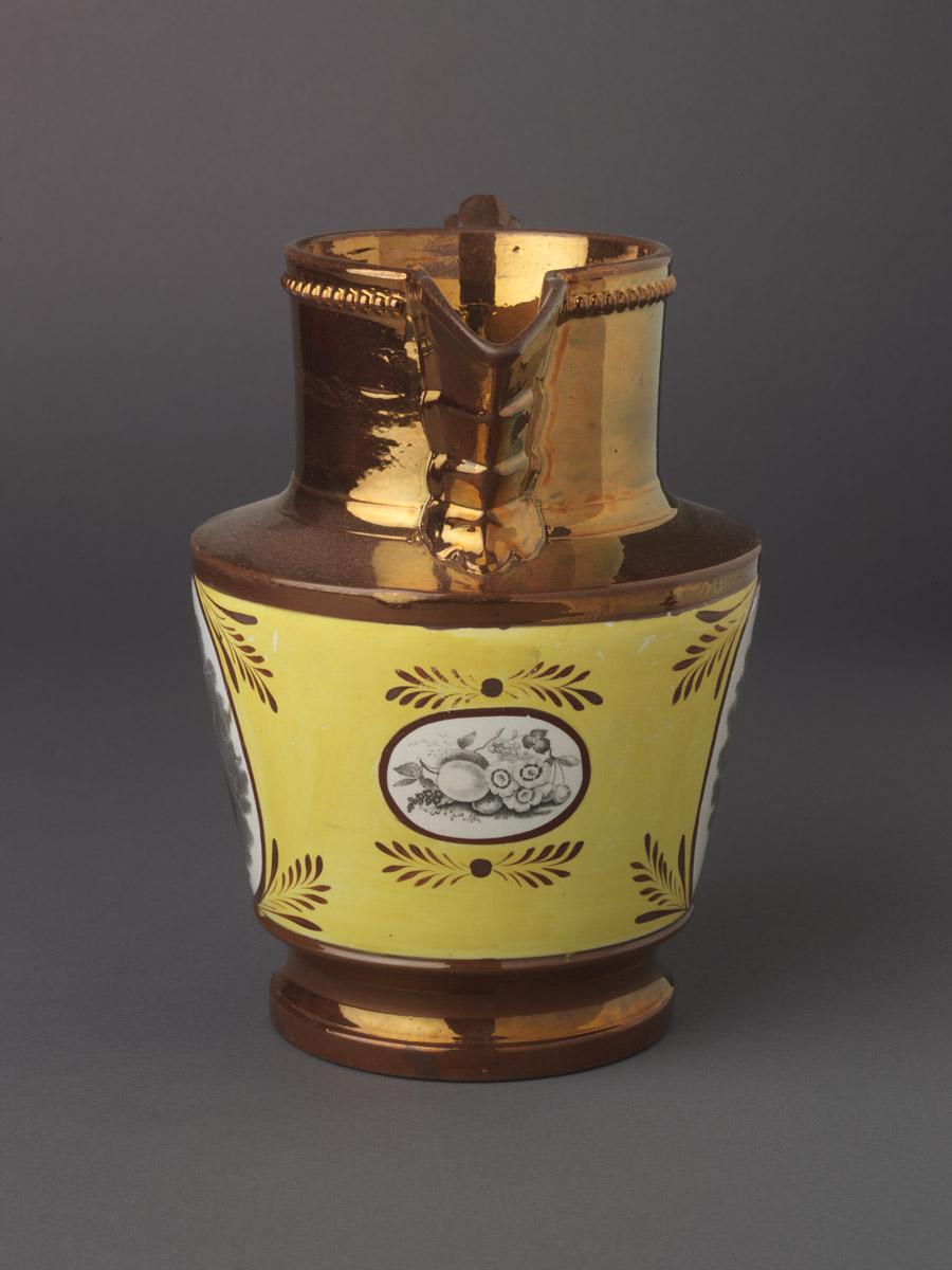 1966.0069 Lusterware pitcher (view 3)