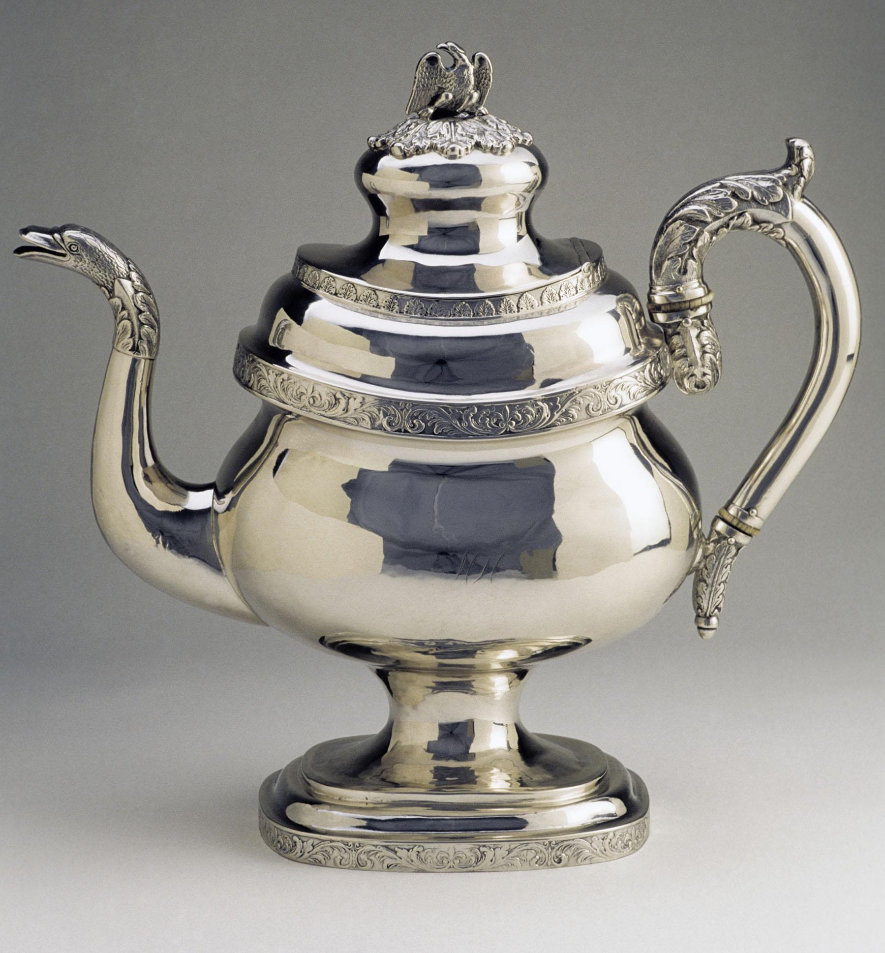 1966.0071.001 Hot Water Pot, view 1