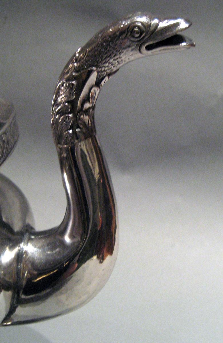 1966.0071.002 Silver Teapot spout detail