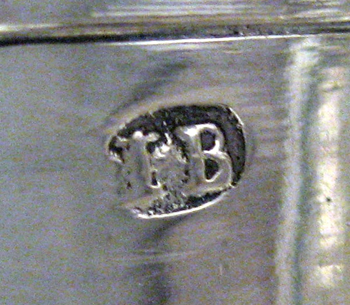 1966.0072 Silver Tankard mark