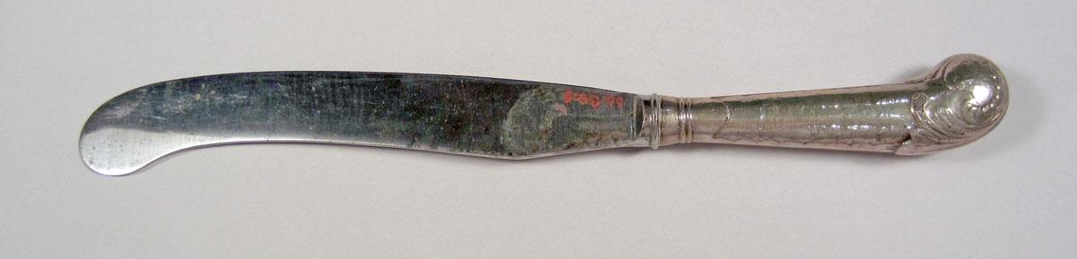 1966.0080.001 Silver Knife underside