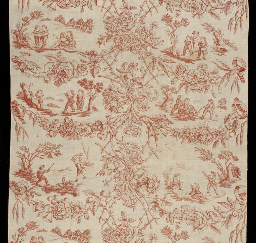 T2153 textile, printed design repeat