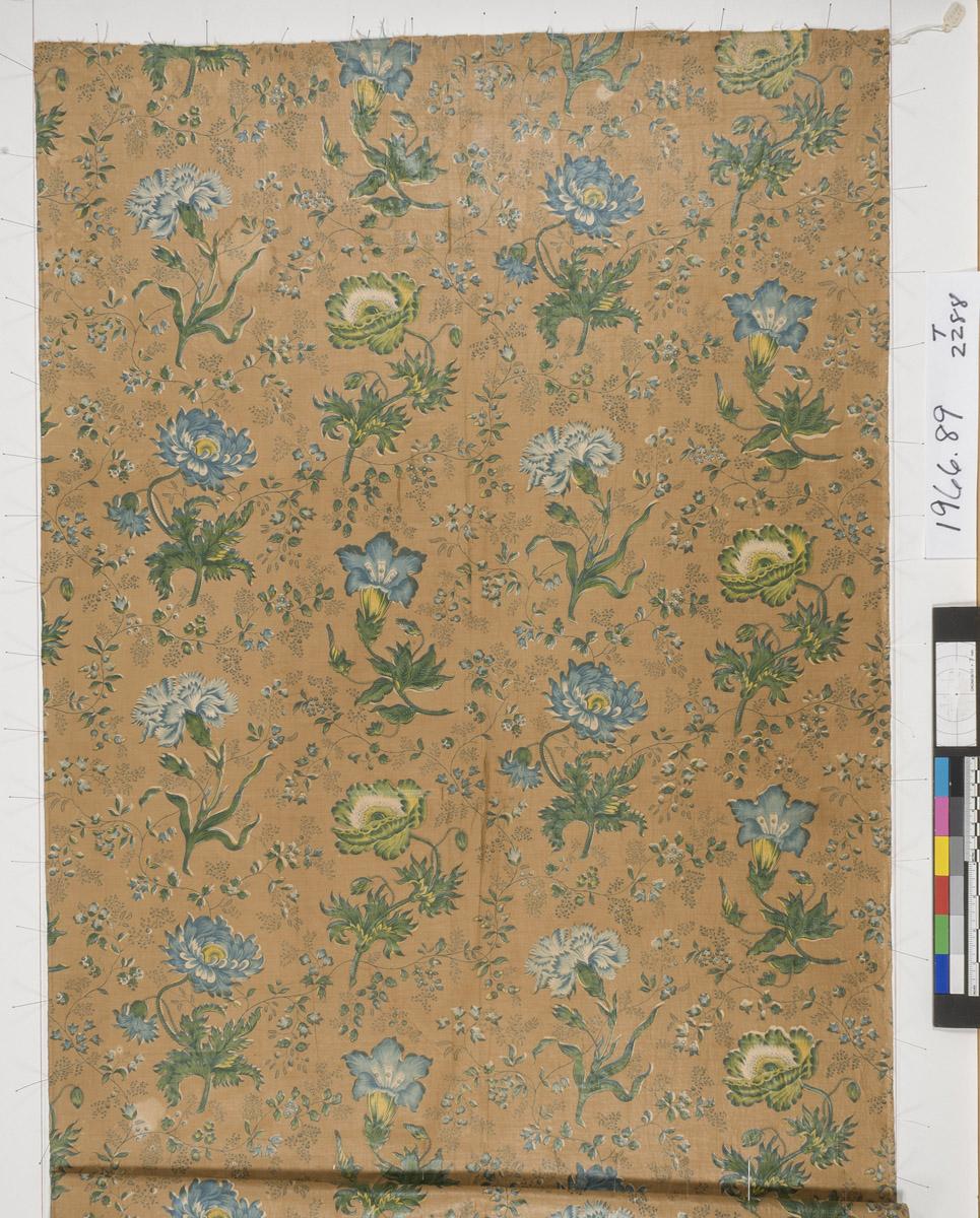 1966.0089 Textile, printed, detail 1