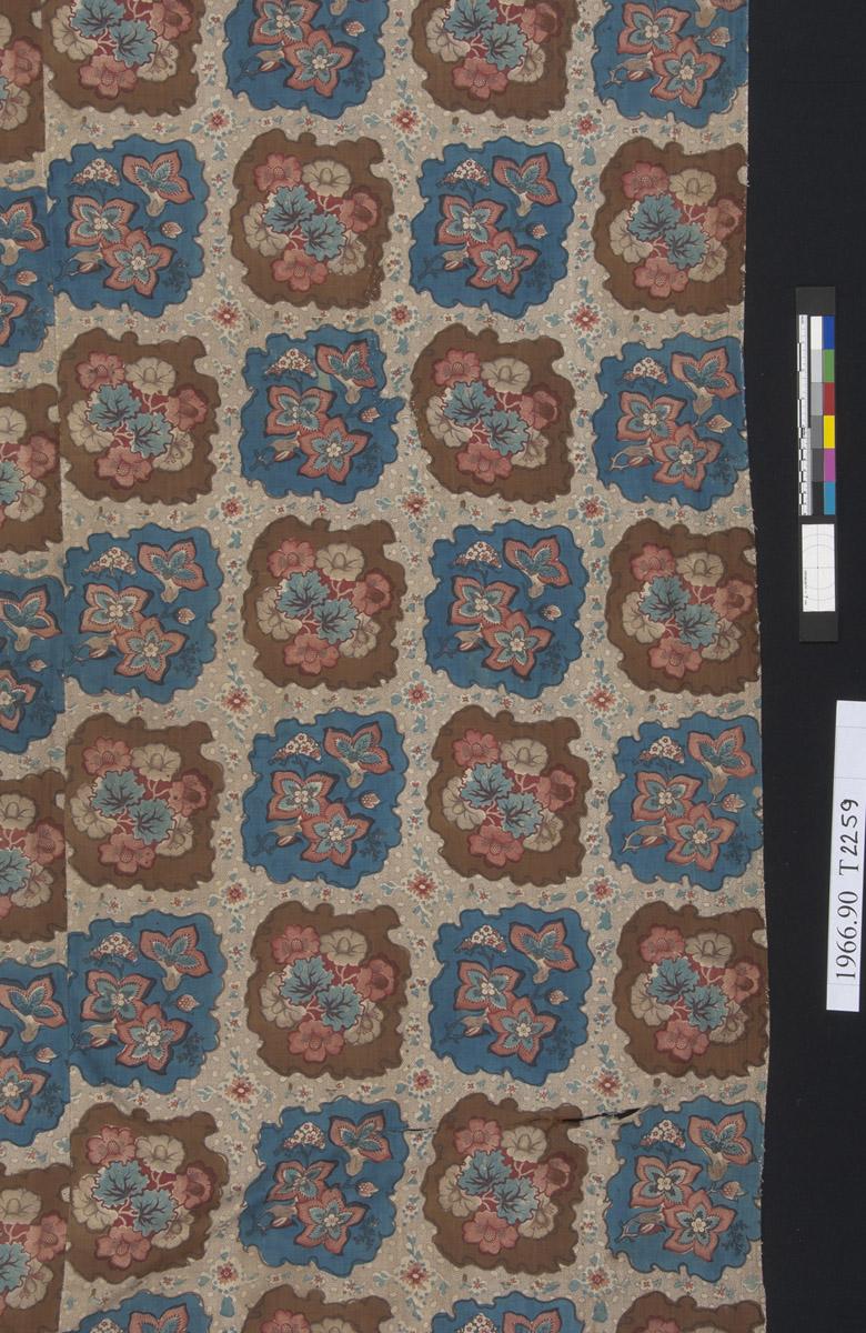 1966.0090 Textile, printed, detail 1