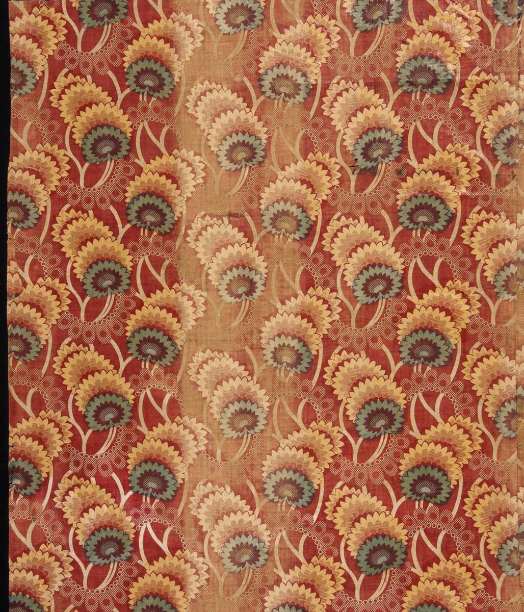 1966.0091 Textile, printed, detail 2