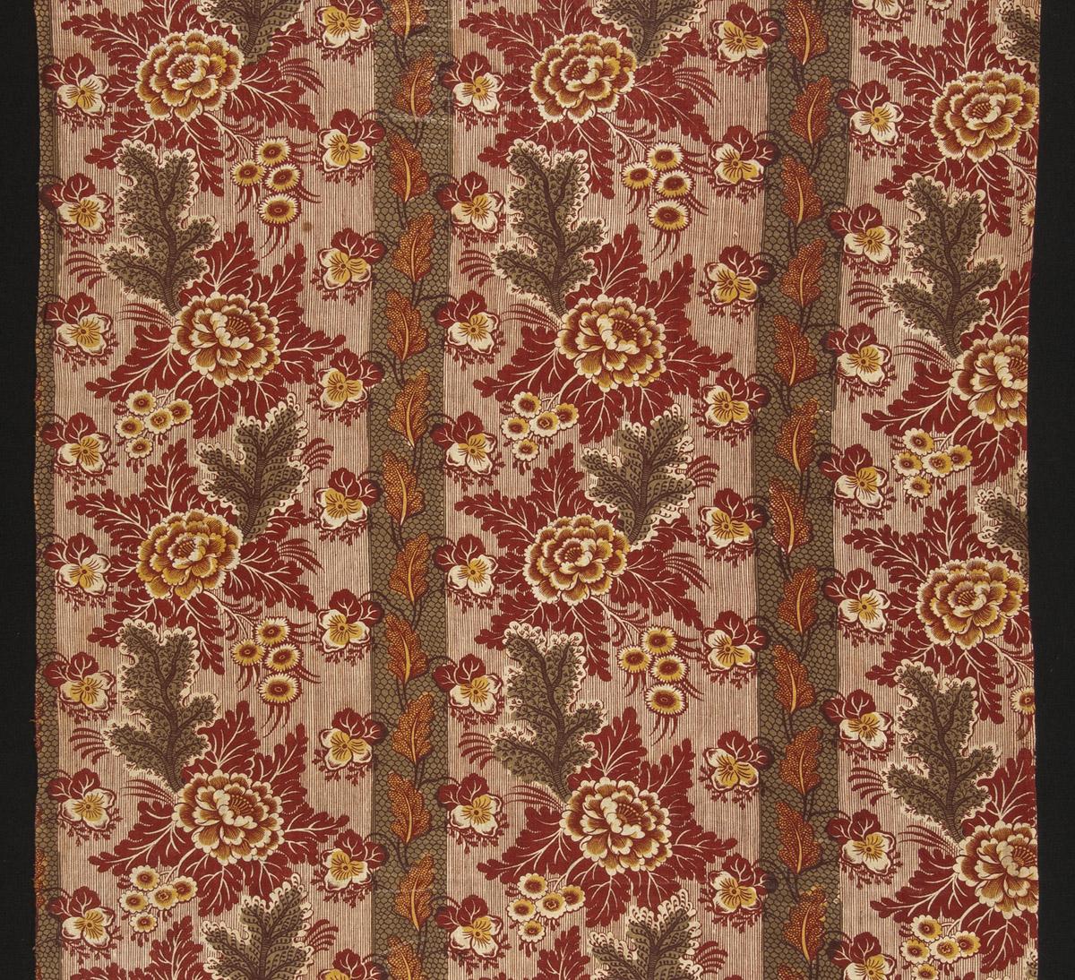 1966.0099 Textile, printed, detail 2