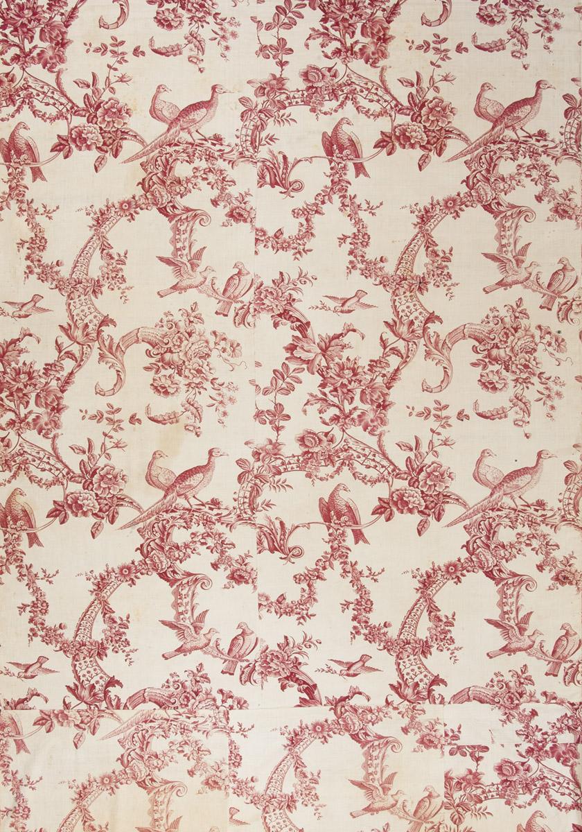 1966.0104.001 Textile, printed, detail 3