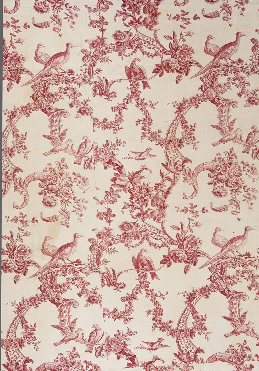 1966.0104.001 Textile, printed, detail 5