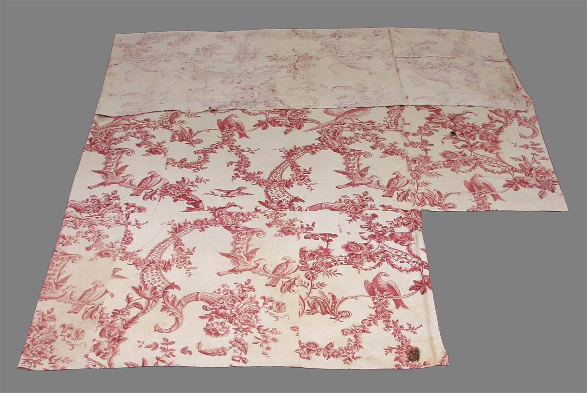 1966.0104.001 textile, printed partial obverse