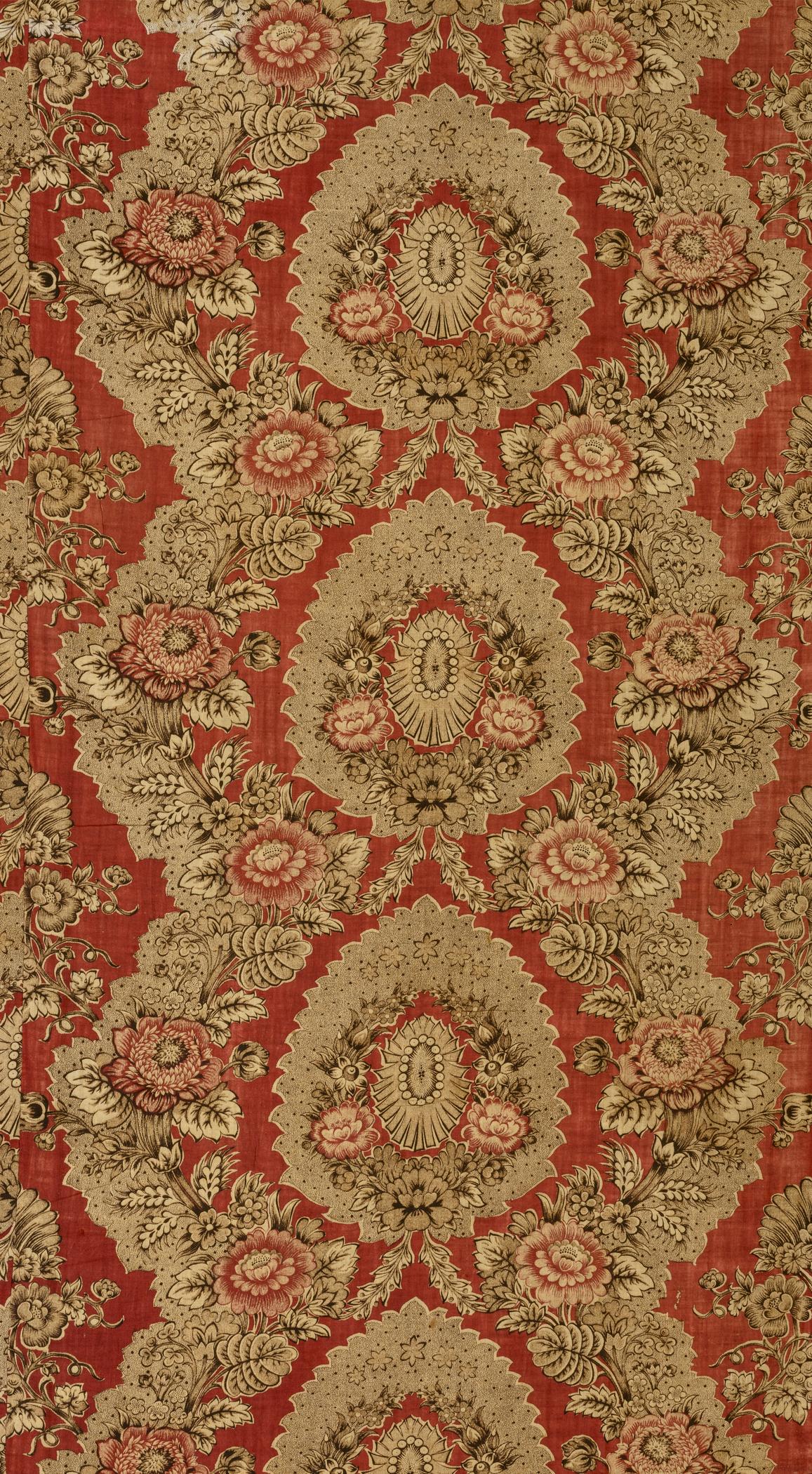 1966.0106 Textile, printed, detail 1