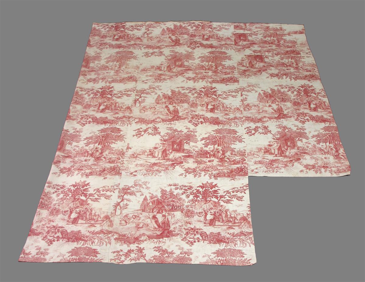 1966.0107 textile, printed partial obverse