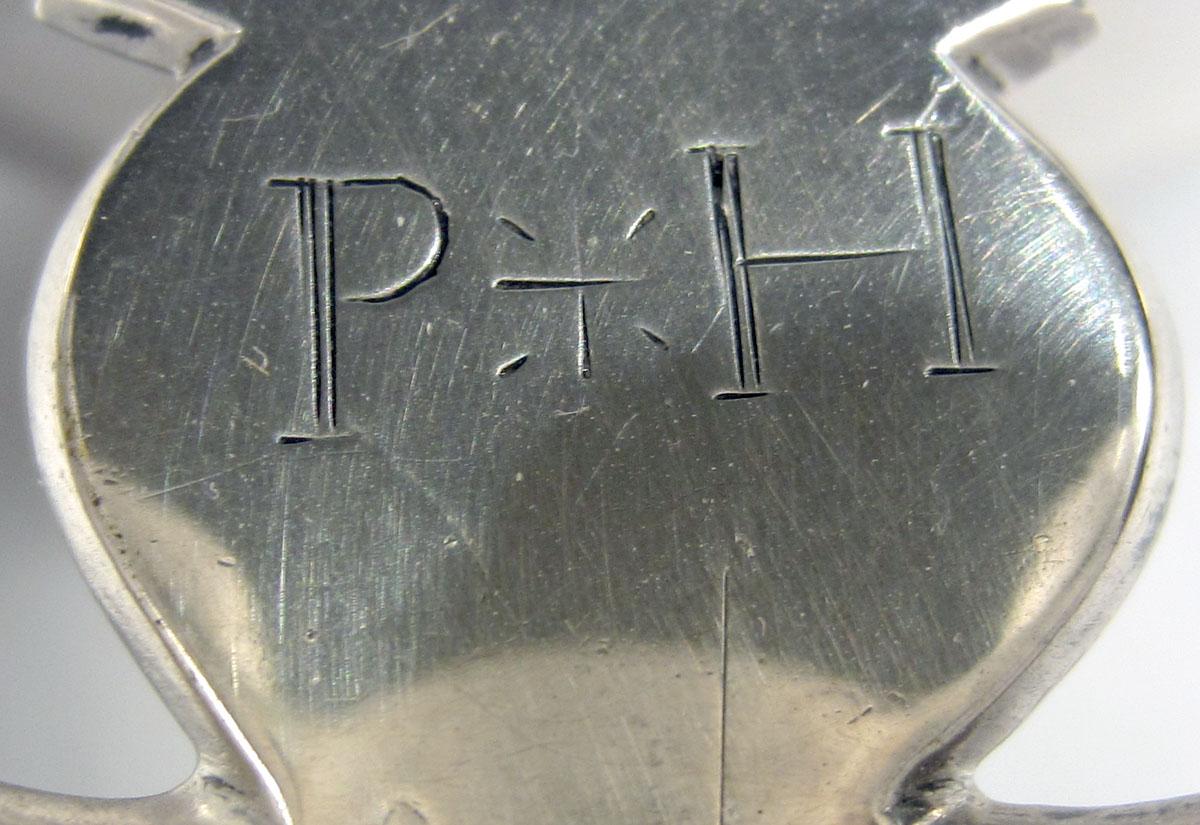 1966.0114 Silver Porringer engraving