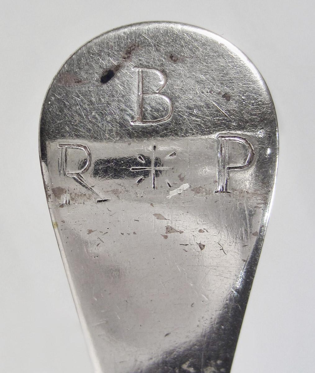 1966.0116.001 Spoon, inscription