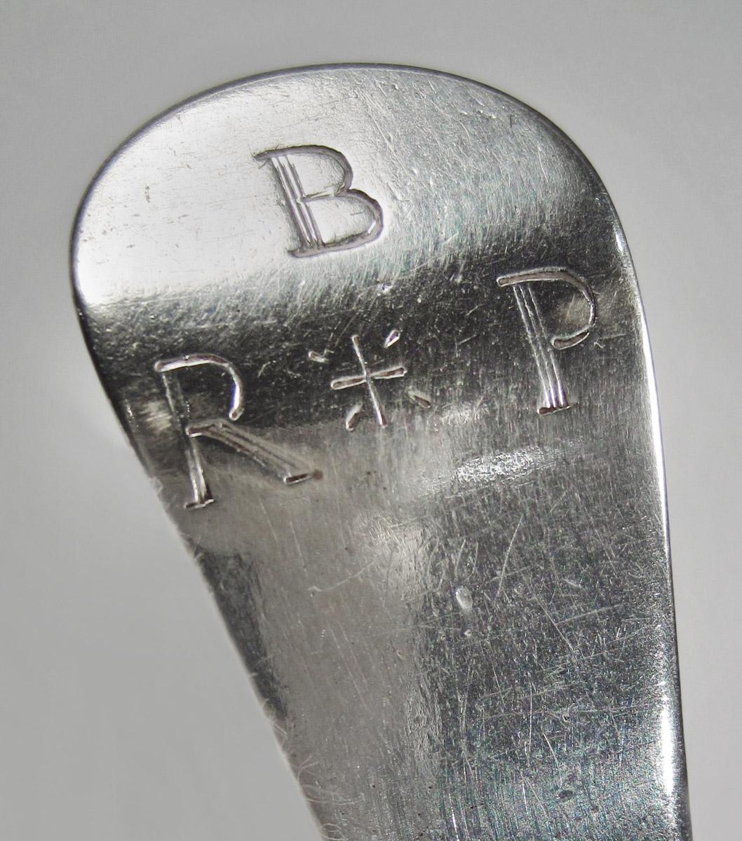 1966.0116.003 Spoon, inscription