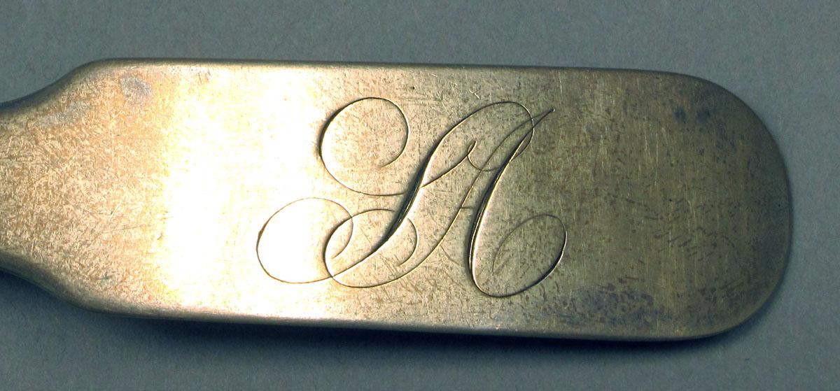 1966.0125 Silver Spoon engraving