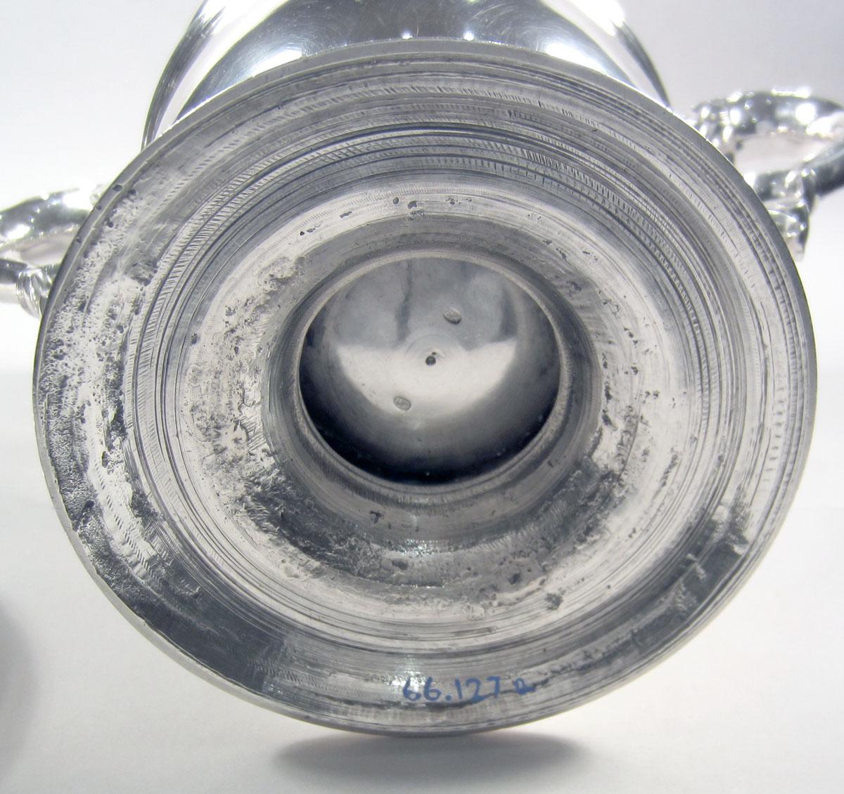1966.0127 A, B Silver Cup underside