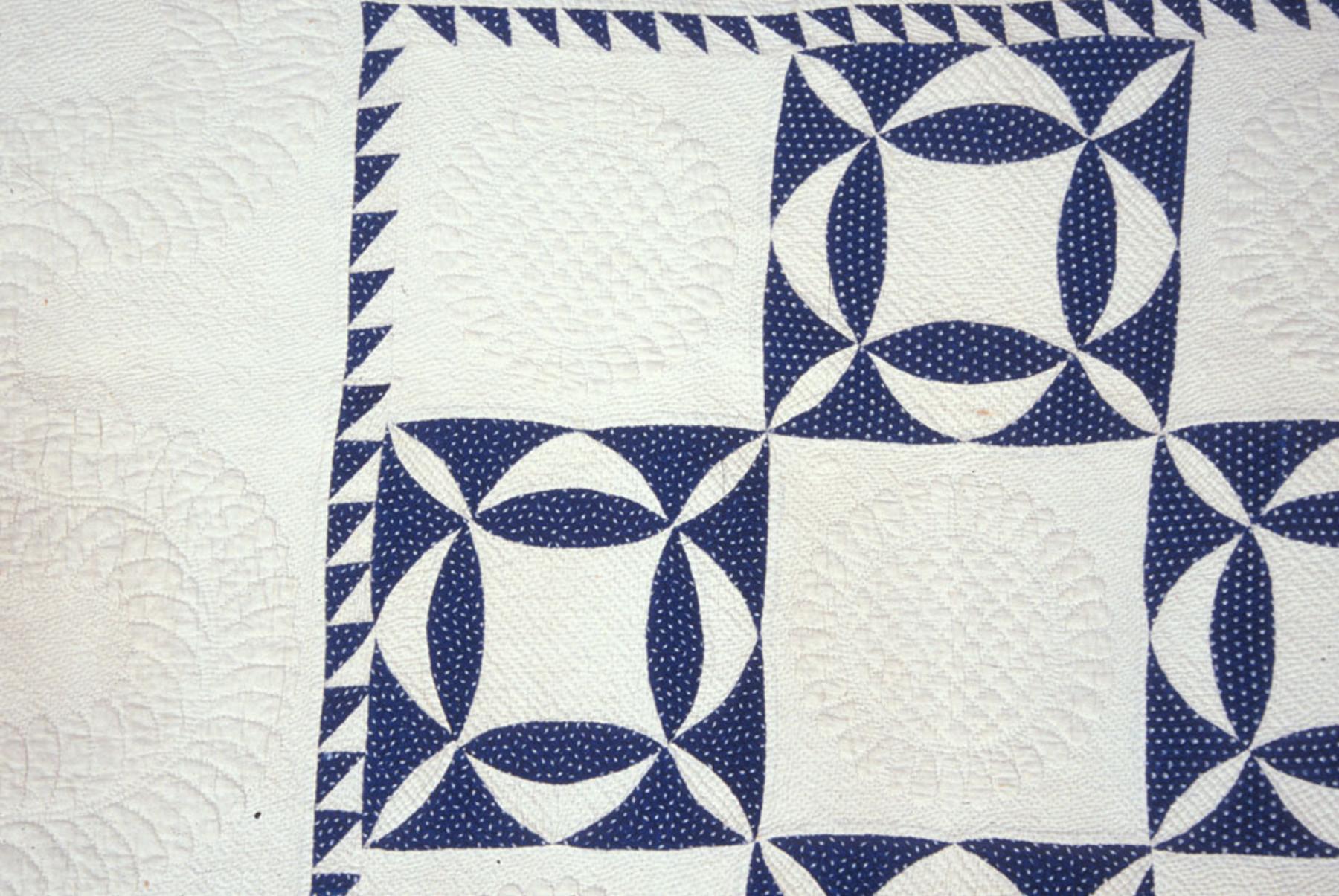 1966.0113 Quilt (detail)